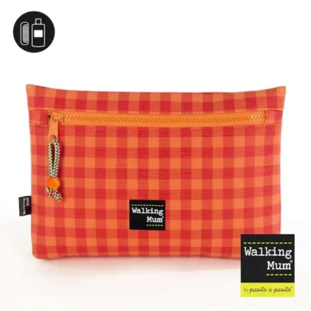 Чантичка за тоалетни принадлежности, Walking Mum, Happy Fluor Collection, оранжева