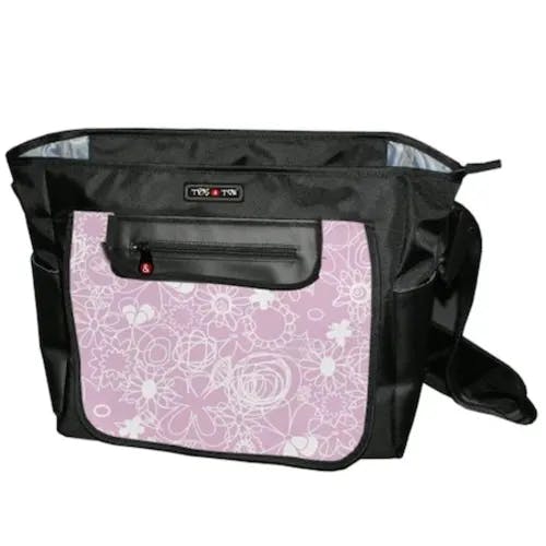 Чанта за памперси, Tris & Ton, Розов принт