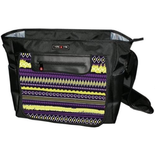 Чанта за памперси, Tris & Ton, Етно принт, черен